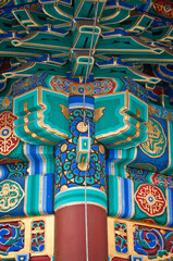 details of Yonghe Temple (Lama Temple), Beijing, China
