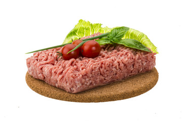 Stuffed raw meat