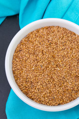 flax in bowl