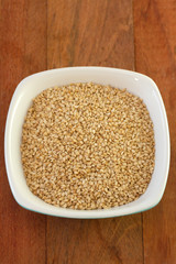 sesame in dish