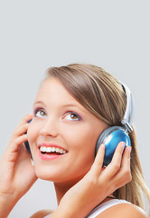 Fototapeta premium Enjoying music
