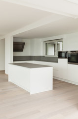 beautiful new apartment, interior, modern kitchen