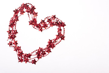 Heart shaped Christmas frame