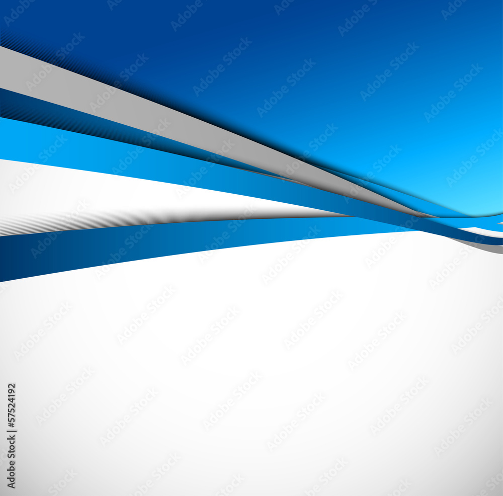Poster abstract background in blue color