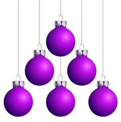 Obraz premium Christbaumkugeln