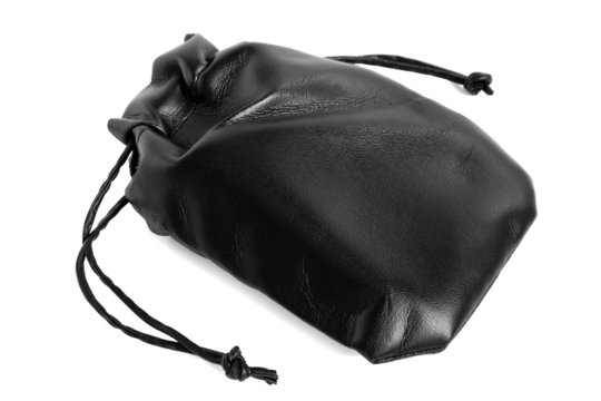 Black Leather Pouch