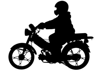 Fototapeta na wymiar Moped