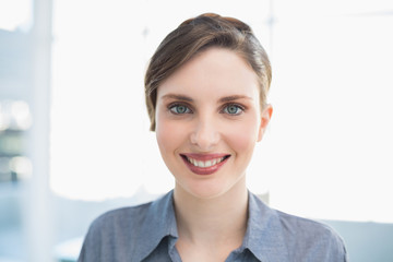 Portrait of gorgeous young businesswoman