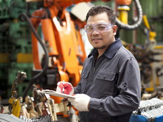 Industrial engineering in factory