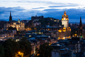 Fototapeta na wymiar Miasta w Edynburgu