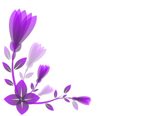 flower vector background