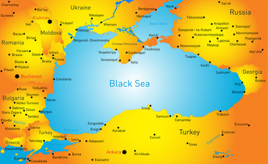 Obraz premium Black sea region