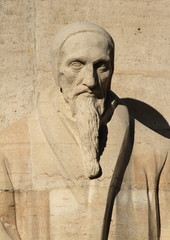 J. Calvin, reformation wall, Geneva, Switzerland. - obrazy, fototapety, plakaty