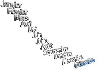 calendrier 3D décembre