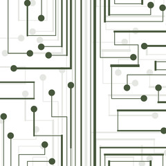 Circuit board background, technology style illustration