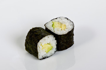 Vegetarian maki rolls