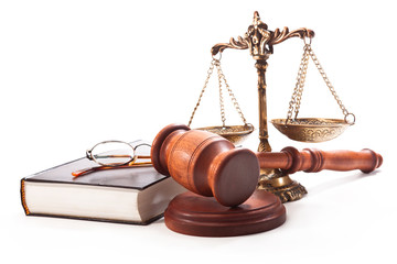 A lawyer in court