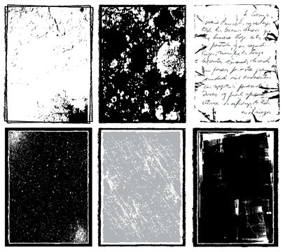 Vector borders, backgounds and textures