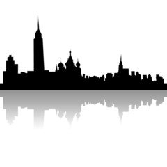 Obraz premium Building silhouettes