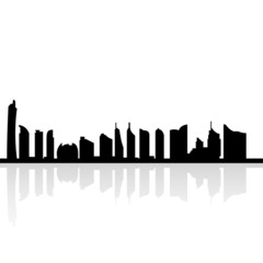 Obraz premium Building silhouettes