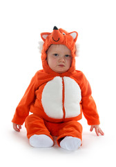 Boy in fox costume