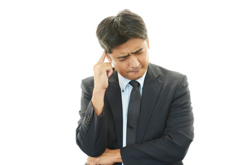 苦悩するビジネスマン