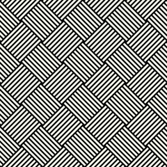 Abstract geometric black and white seamless pattern