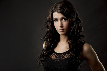 Fototapeta premium beautiful brunette