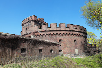 Fototapeta na wymiar Der Wrangel tower, Kaliningrad, Russia