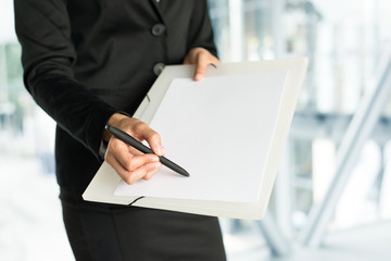 Pointing business data in blank sheet