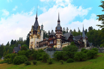 Fototapeta na wymiar Peles Palace, Romania