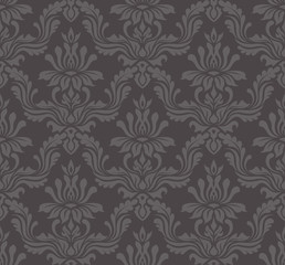 Damask seamless vector pattern