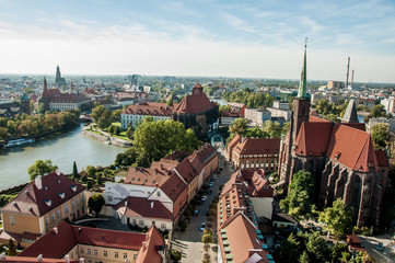Obraz premium Colorful fall in Wroclaw