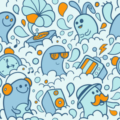 Doodle Seamless Background