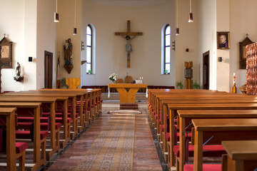 Inside of a church