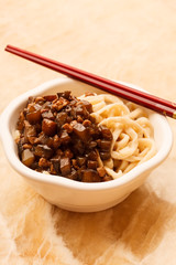 noodle with meat