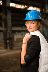 girl worker in the factory