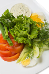 Assorted fresh vegetables