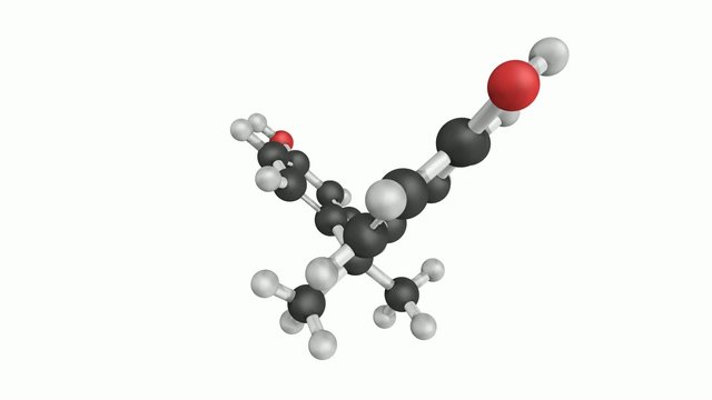 Bisphenol A. Molecular structure on a white background
