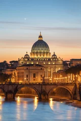 Foto auf Glas Petersdom Vatikan Rom © Beboy