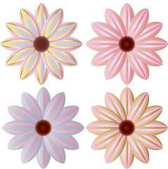 カラフルなお花