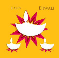 vector diwali card pattern traditional design