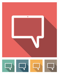 Fototapeta premium infographie : icone bulle