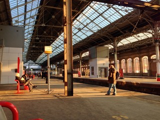 preston station early morning