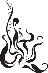 Decorative floral branch