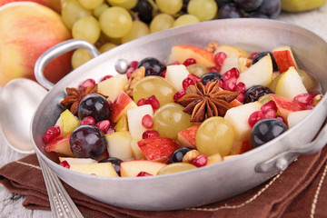 autumn fruit salad