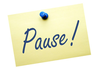 Pause Notizzettel