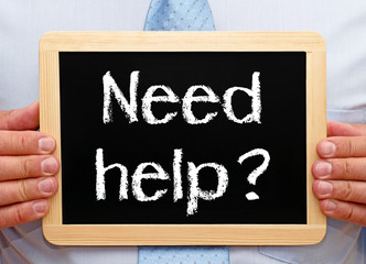Need help ?