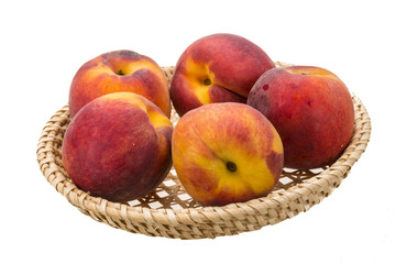 Bright ripe peaches
