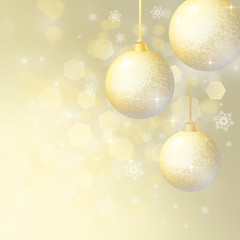 Background with Christmas balls